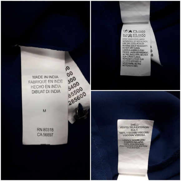 Lucky Brand flowy slighty sheer Peasant Top - Picture 12 of 13